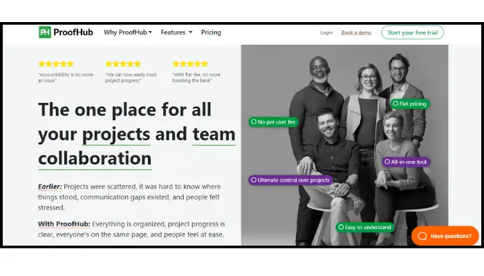 proofhub - ai productivity tool