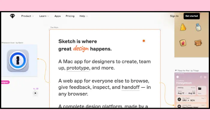 sketch - website mockup tool