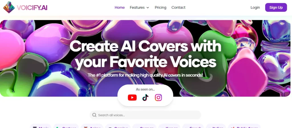 voicify - fakeyou alternative
