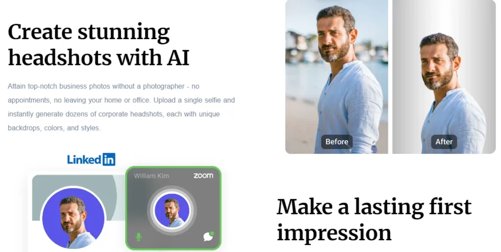 PFPMaker - ai professional headshot generator