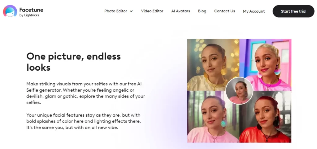 Facetune - ai generated professional headshot