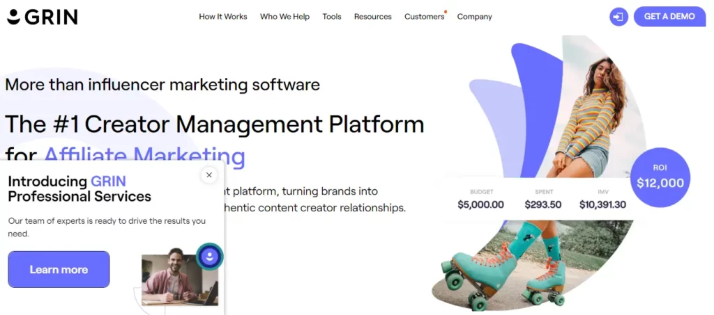 grin - free ai tools for marketing