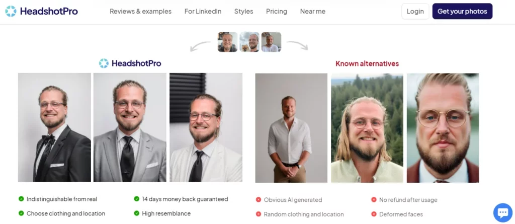 headshotpro - ai professional headshot generator