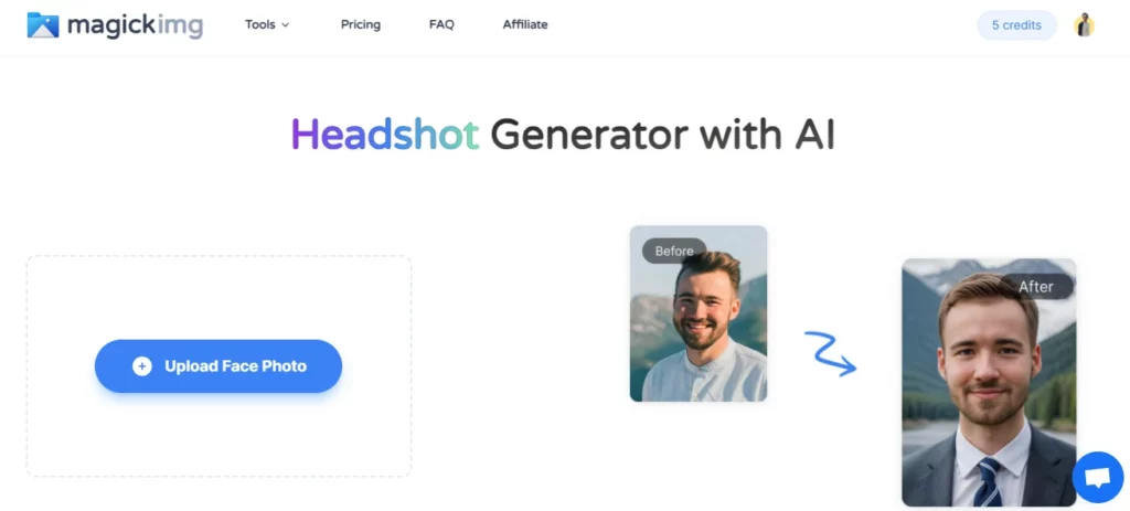 Magickimg - ai professional headshot generator