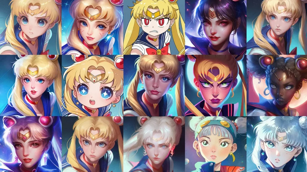 midjourney anime ai art generator example