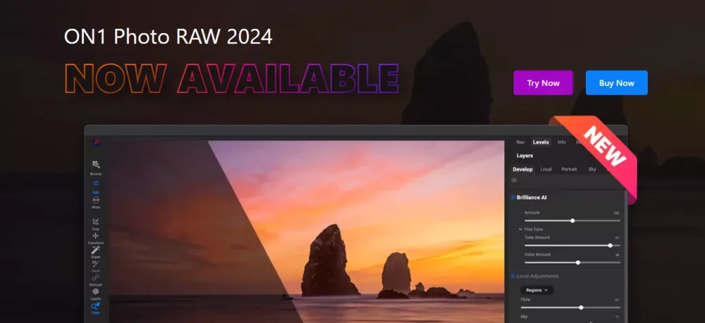 on1 photo raw - best ai photo editor
