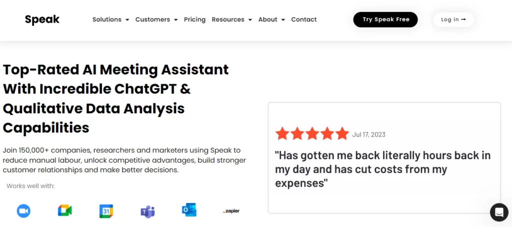 speak ai - ai marketing tools