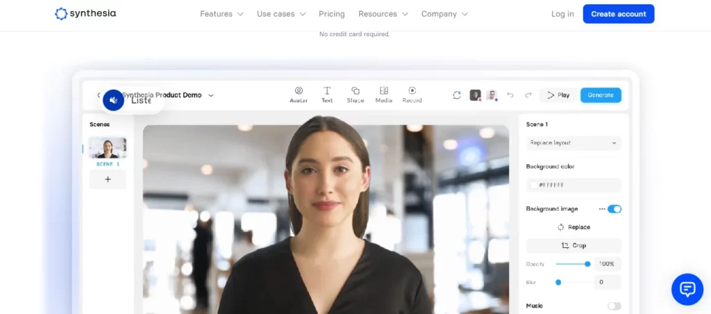 synthesia - free ai tools for marketing