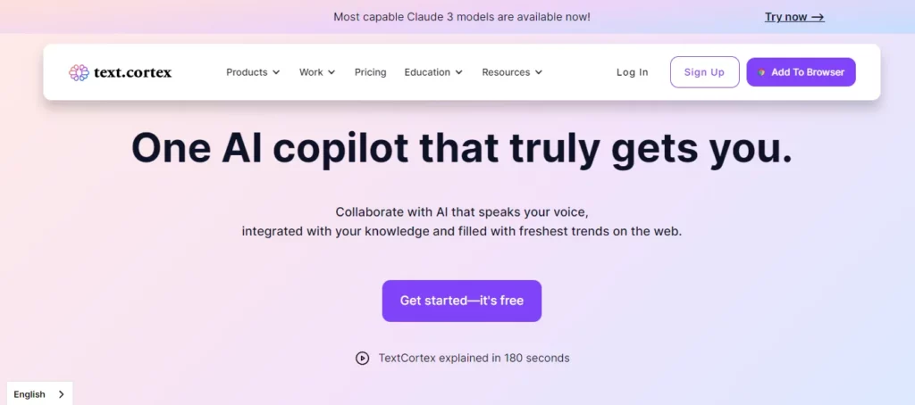 textcortex - ai marketing tools
