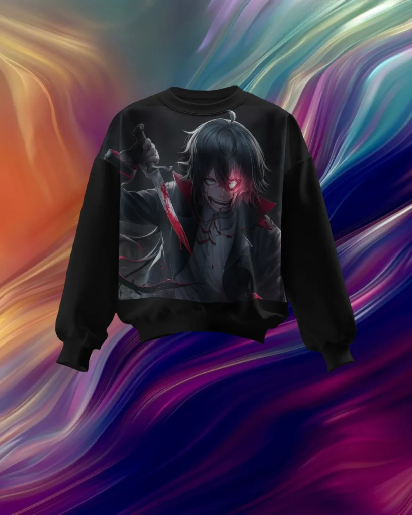 photorealistic 3d sweatshirt mockup in air