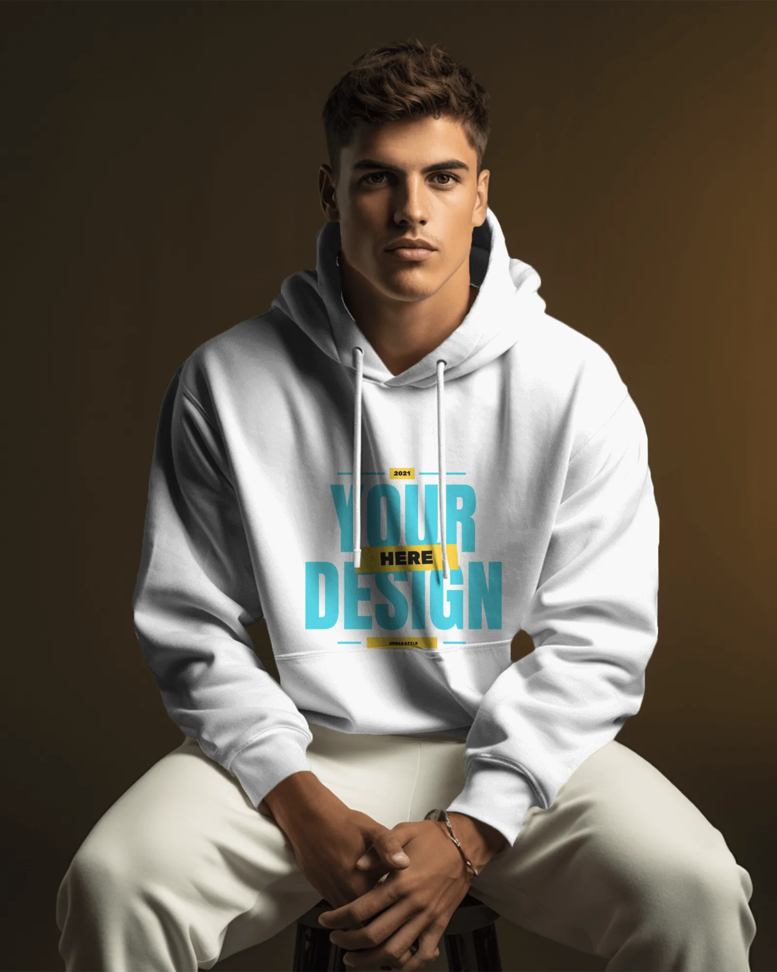 ai men hoodie mockup preview