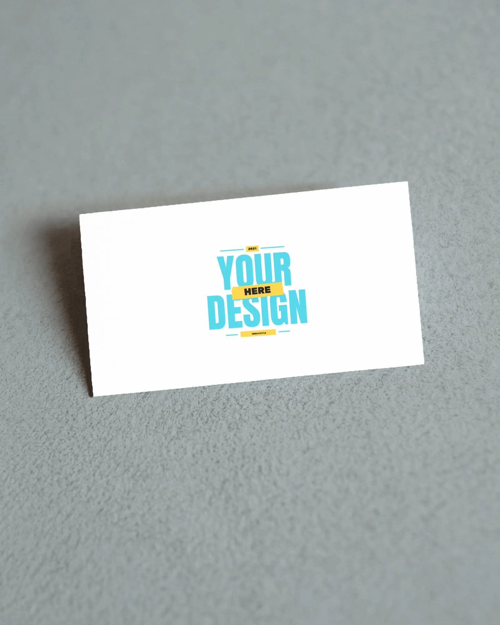 online business card  mockup