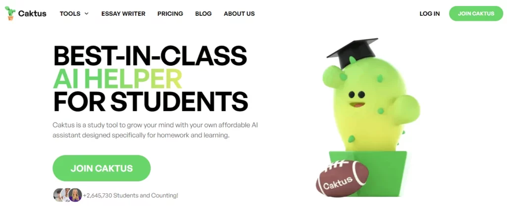 caktus ai - one of the best ai tools for students