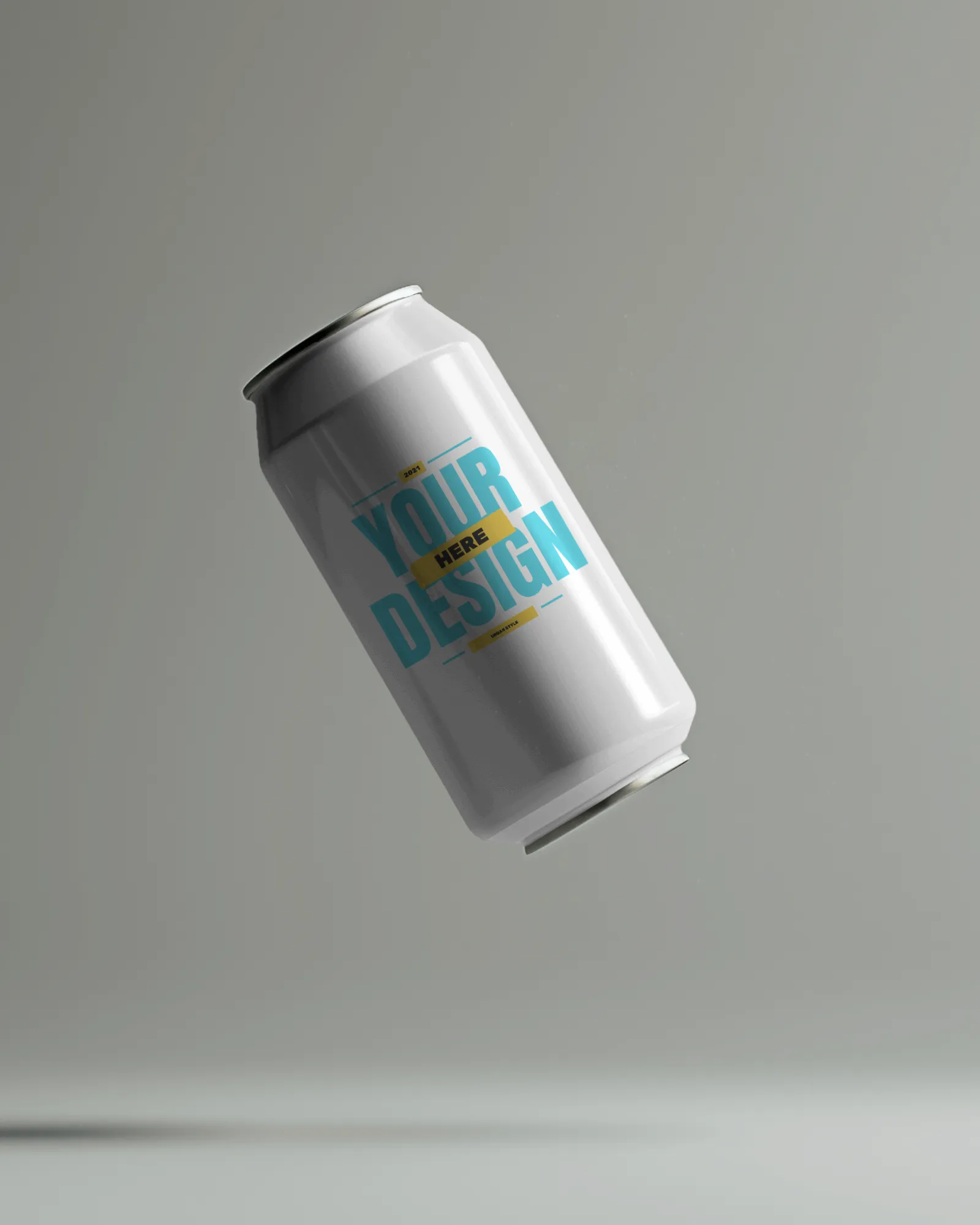 can mockup floating in air