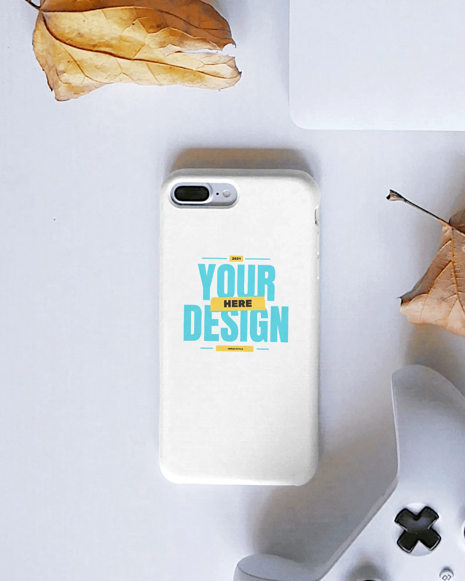 free custom phone cover mockup