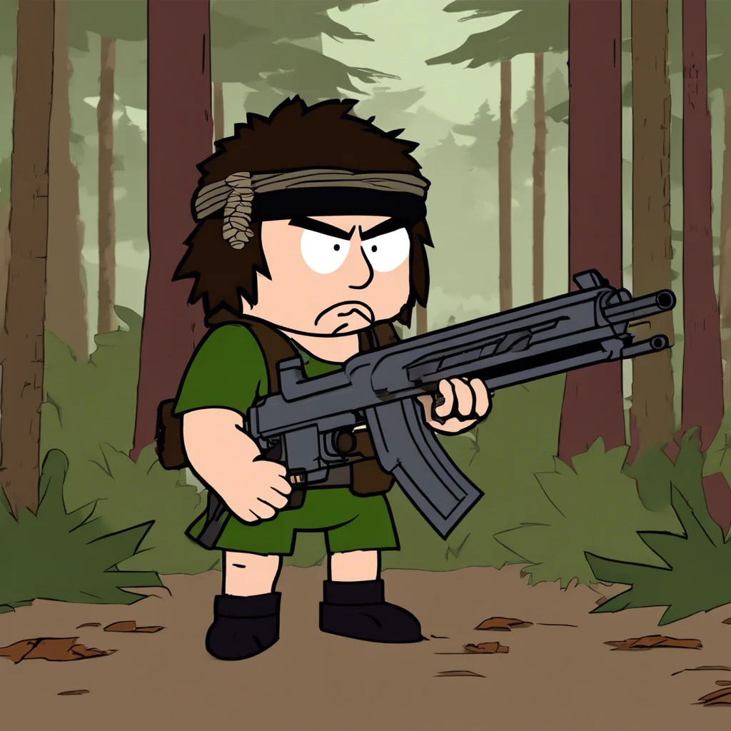 dall e 3 rambo character