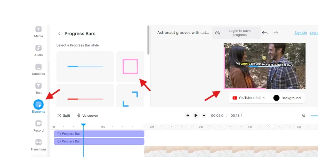 elements tab