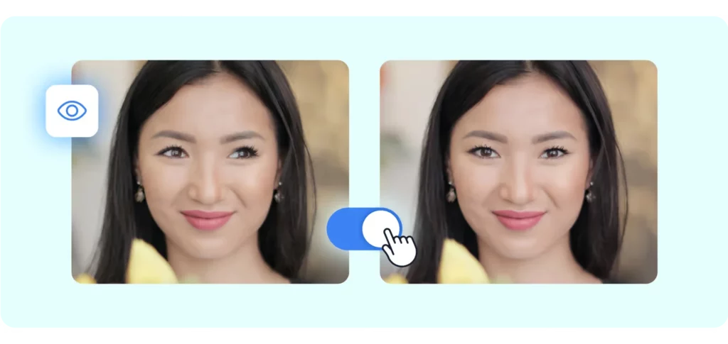 eye contact youtube thumbnail