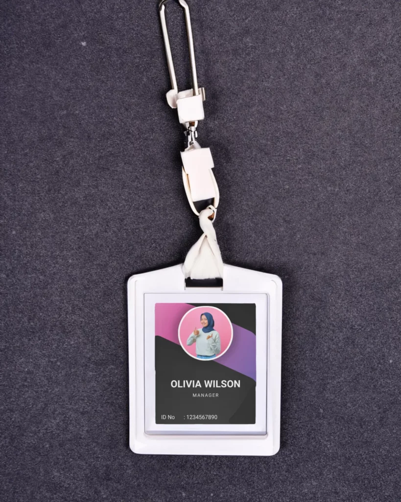 id card mockup template online