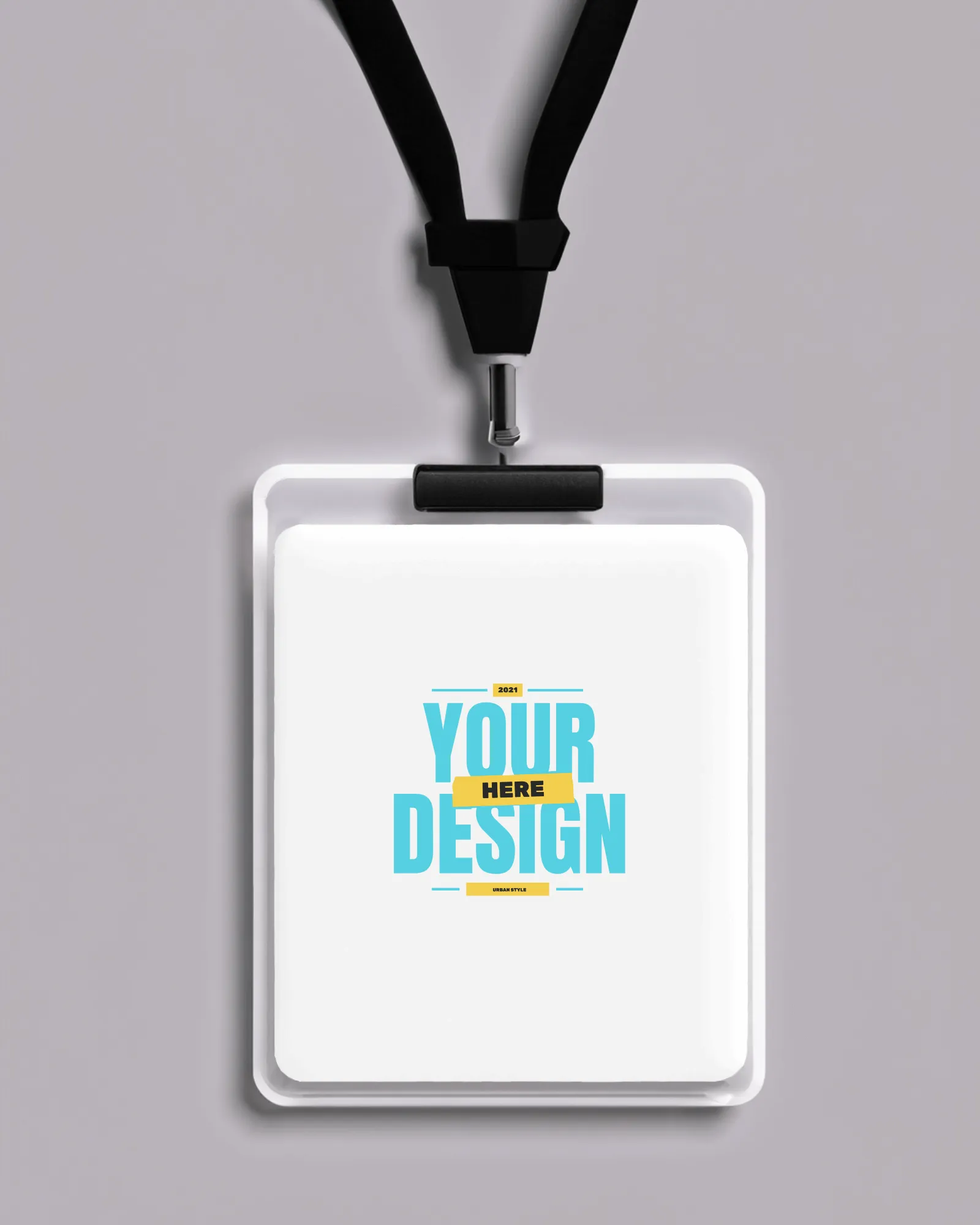 free id card mockup template online