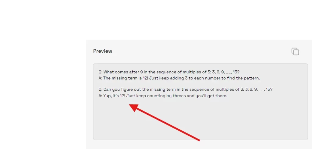 logicballs output for math question