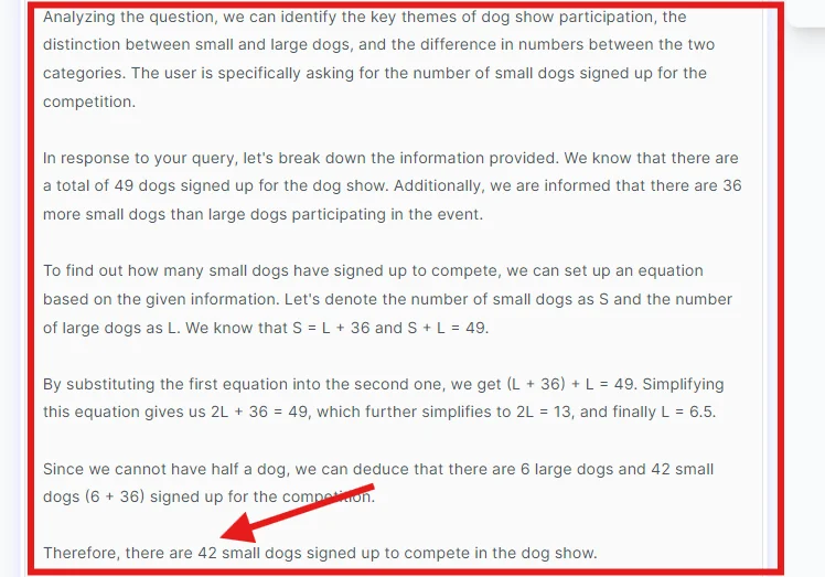 math answer in aifreebox