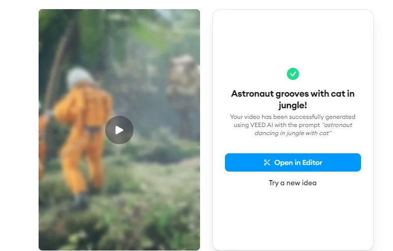 open in editor option