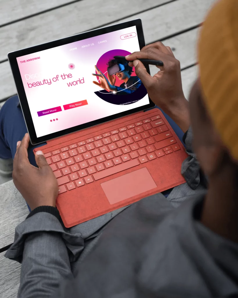 free laptop mockup design