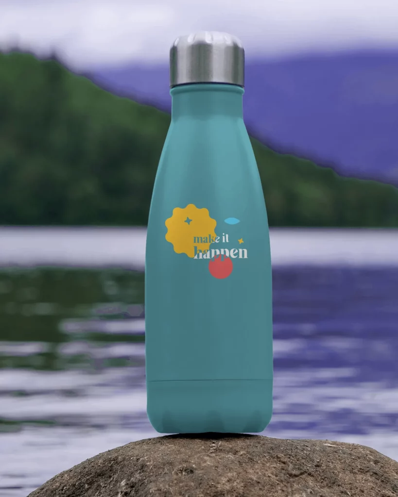 free bottle mockup