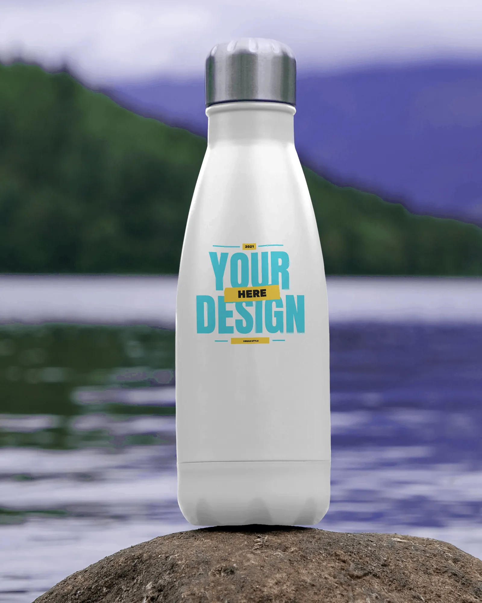 free bottle mockup