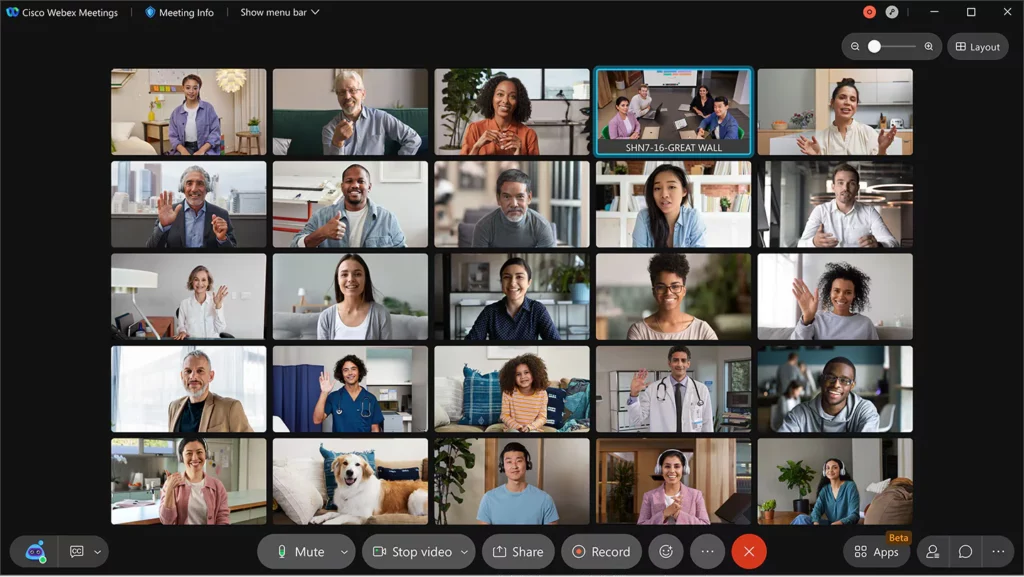 cisco webex meeting - zoom alternative