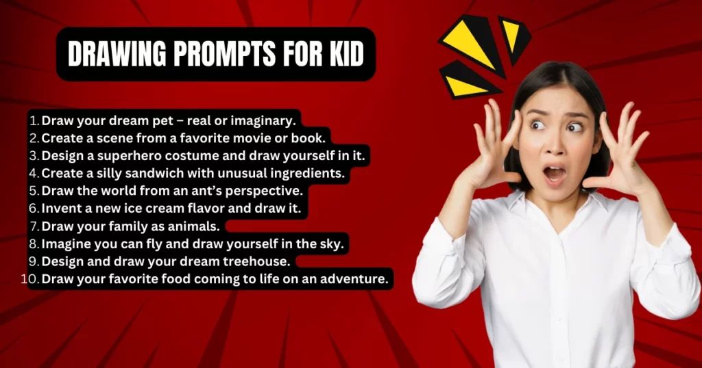 drawing prompts for kids