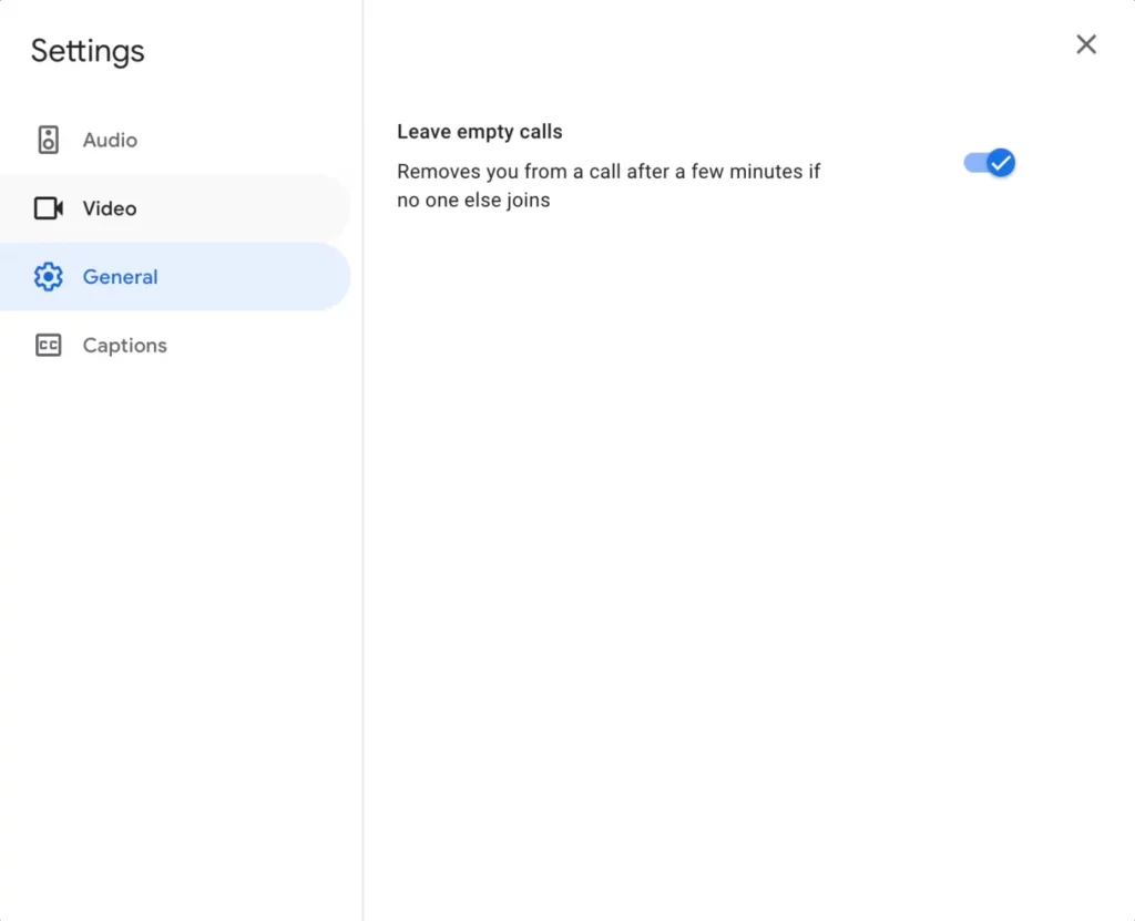 google meet general setting - google meet vs zoom