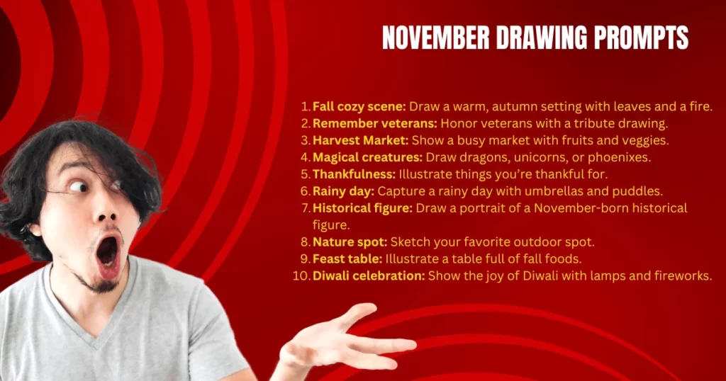 november drawing prompts
