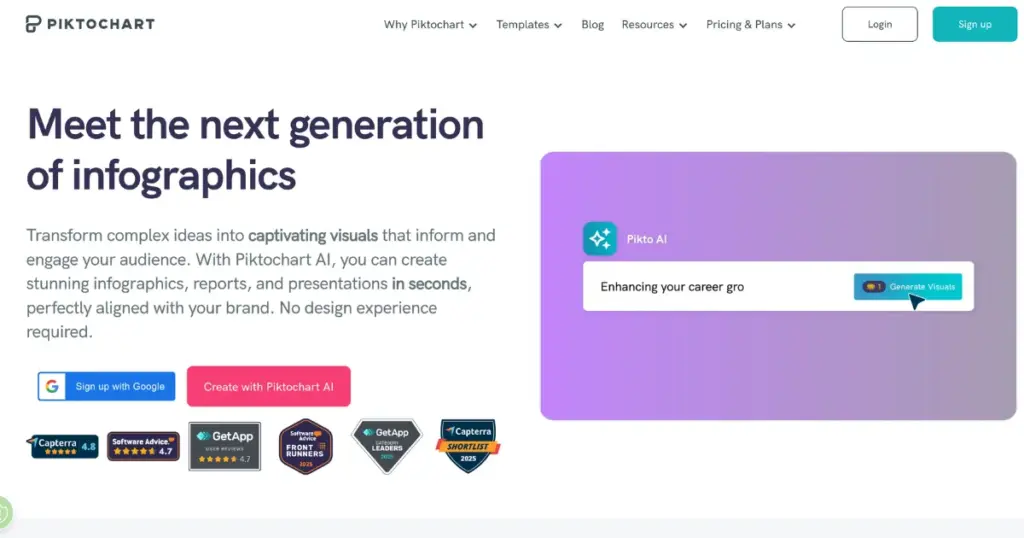 piktochart alternative to canva