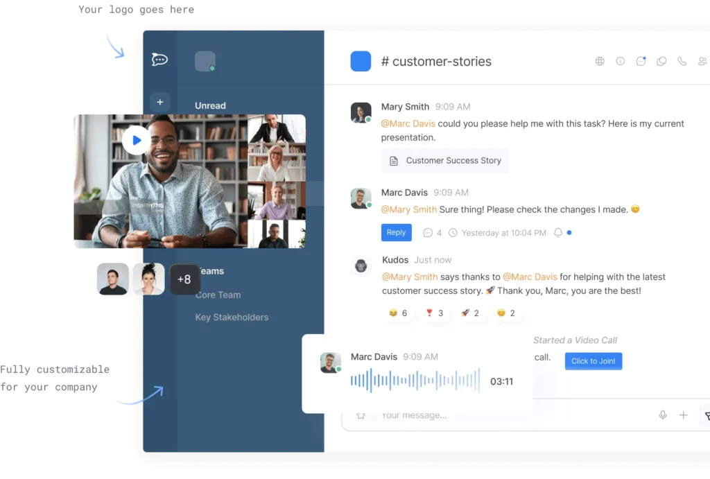 rocket.chat - alternative to zoom