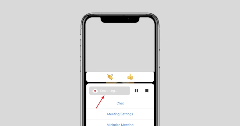 tap recording - how to record a zoom meeting on iphone