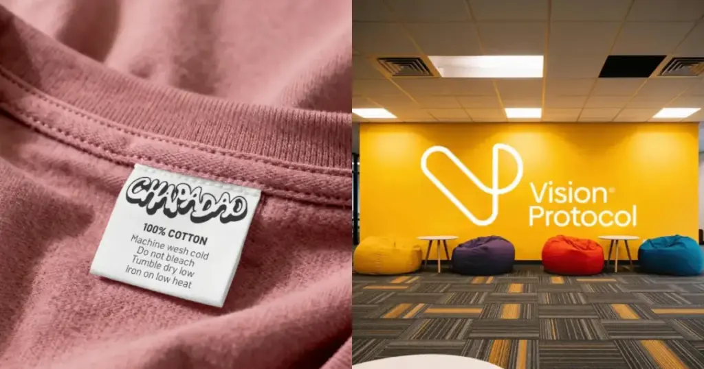 use label and logo mockups in mockey