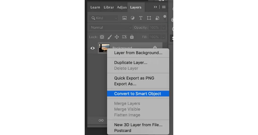 convert to smart object in photoshop