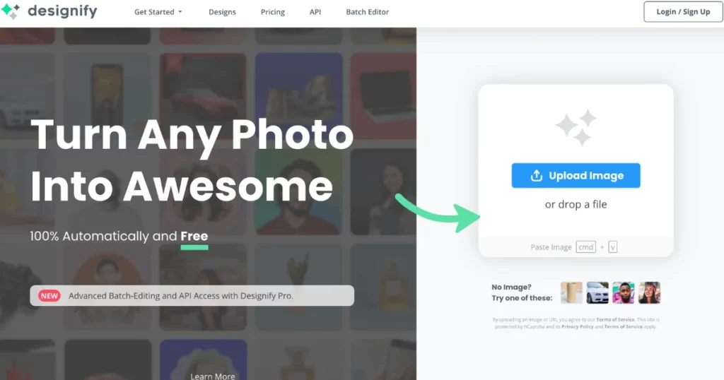 designify - ai tool for product photography