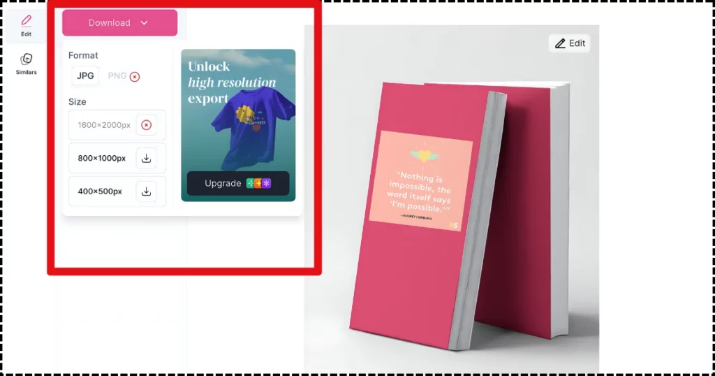 download your book mockup for free with no watermark