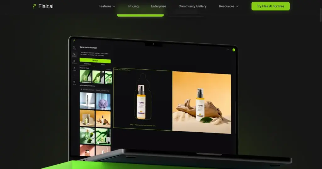 flair ai for product photography