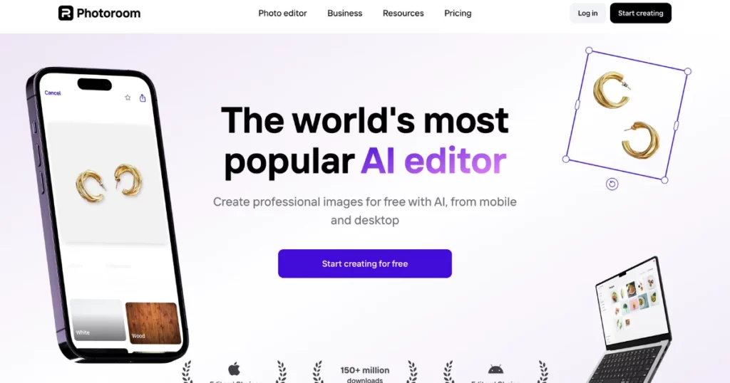 photoroom - ai tool for product photography