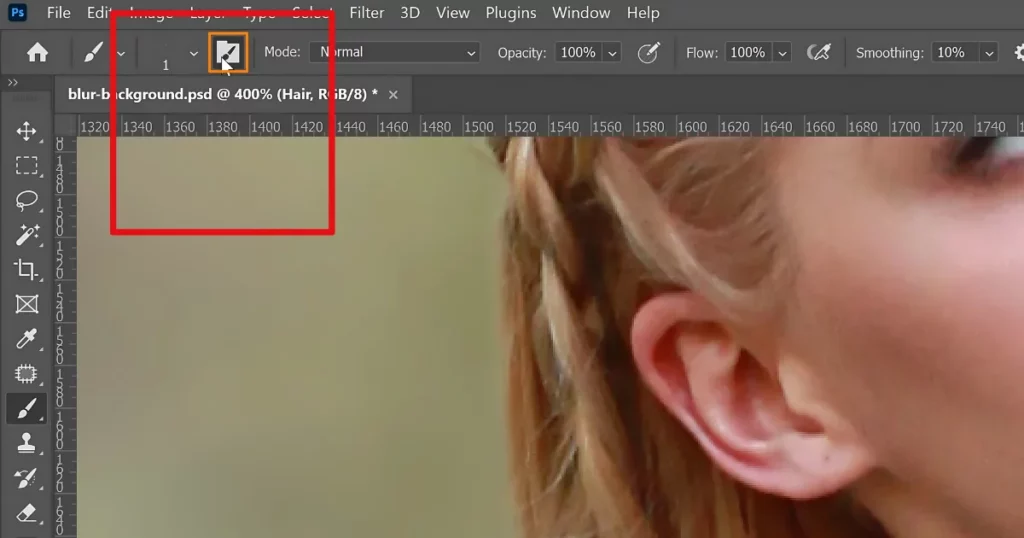 shape dynamics icon in photoshop