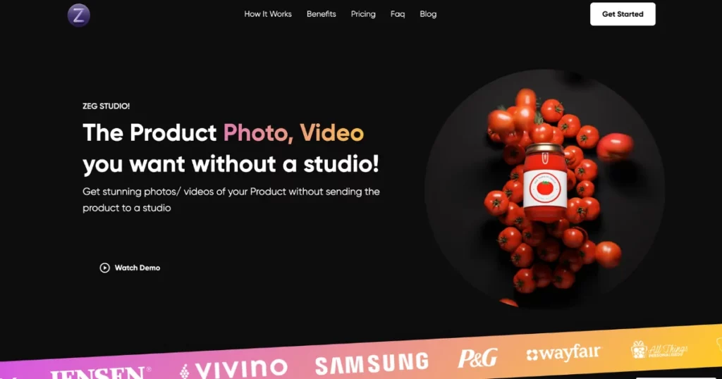 zeg ai - product photography ai tool