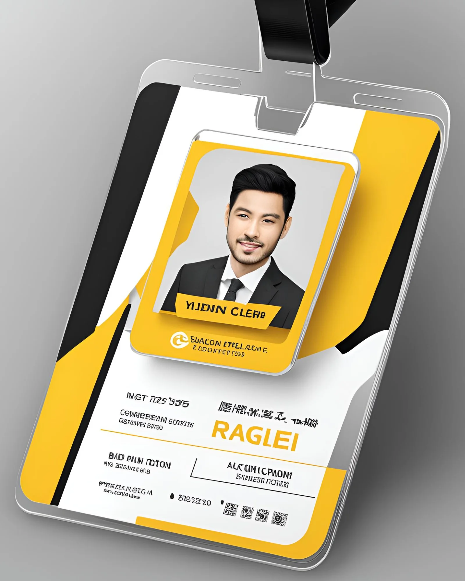3d ID Card Mockup Generator