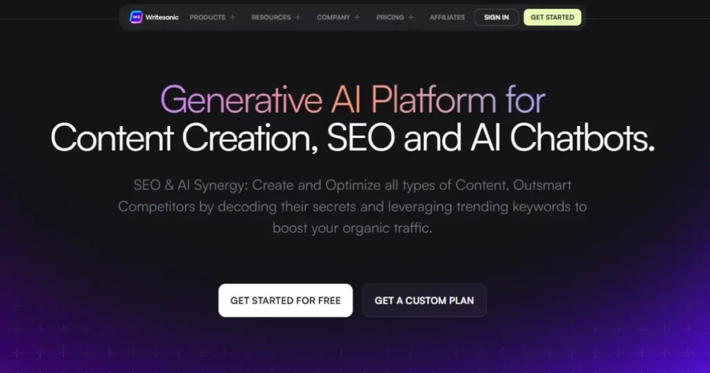 Writesonic is one of the Best AI Writing Tool