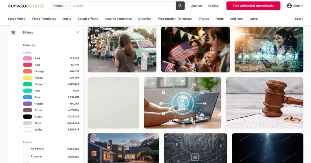 envato elements stock photos