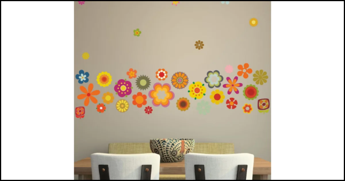 Retro Floral Quotes - cute diy Sticker Ideas