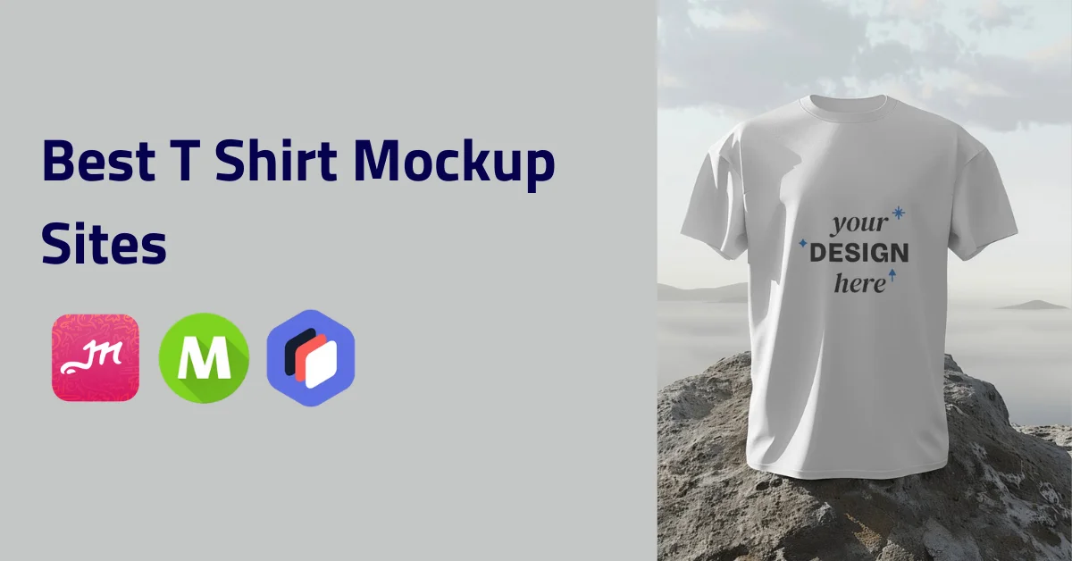 12 Best T Shirt Mockup Sites for POD & Branding